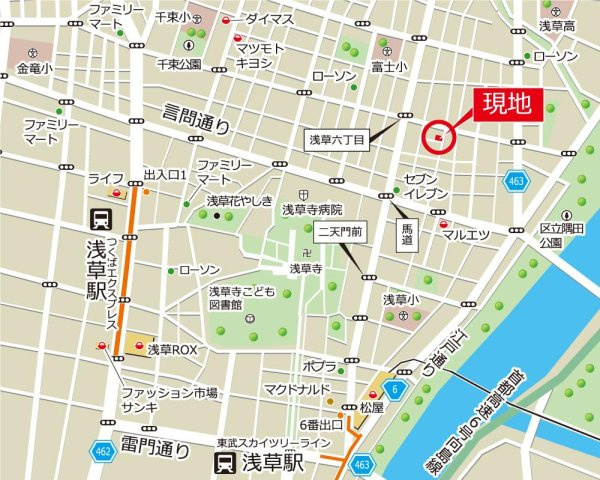ラ・ムエットの周辺