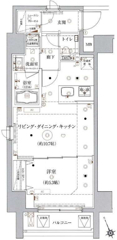 ベルシード上野松が谷の間取り