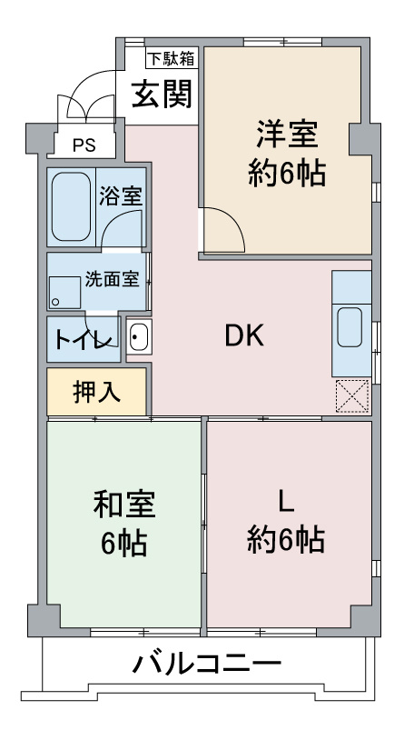 アメニティー大善の間取り