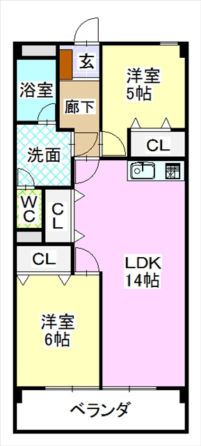 瑞和ビルの間取り