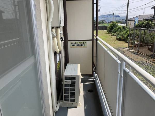 ビレッジハウス千秋1号棟のバルコニー|ビレッジハウスの同一物件・同一タイプの間取りの写真です
