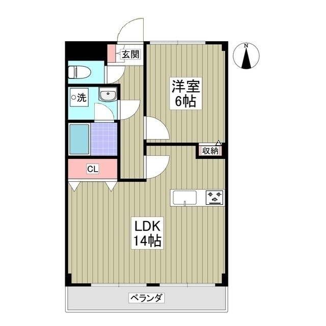 パームヴィラ鴨居の間取り