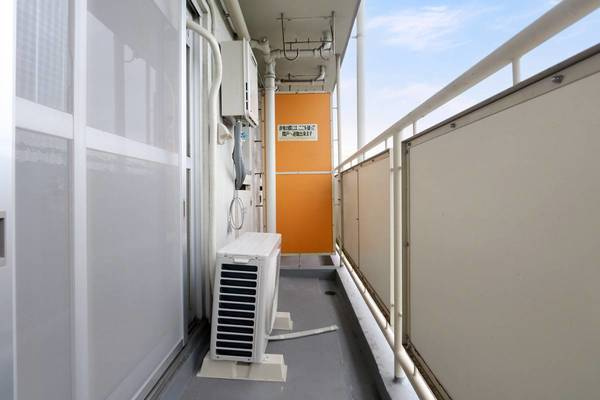 ビレッジハウス茶屋2号棟のバルコニー|ビレッジハウスの同一物件・同一タイプの間取りの写真です