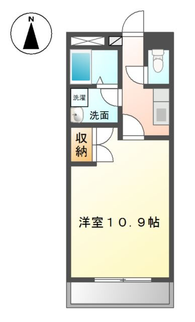 リベルテ北畝の間取り