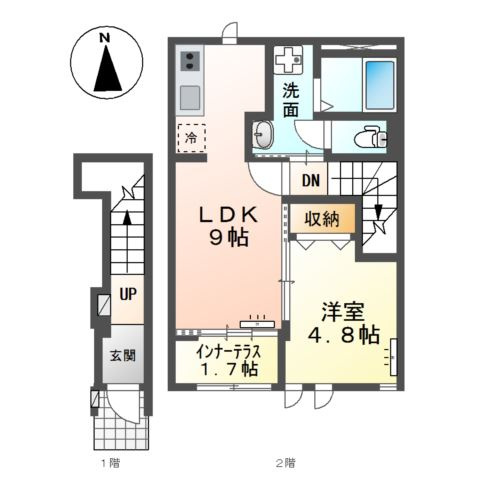 アリビオⅡの間取り