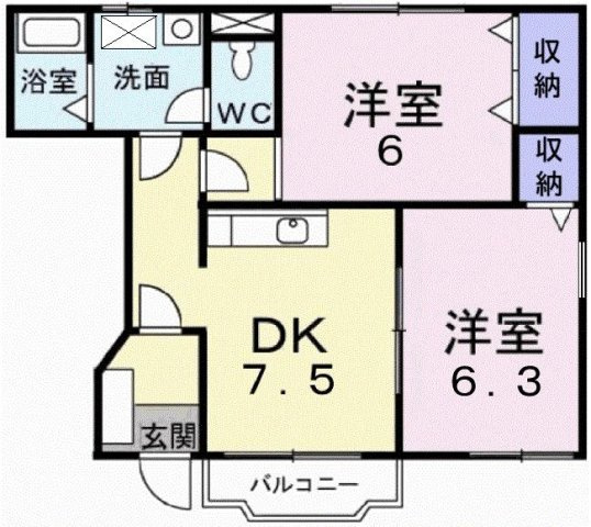 セントラル　ヤマナカの間取り
