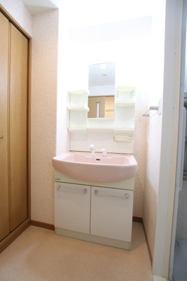 忙しい朝にうれしい洗髪洗面化粧台付