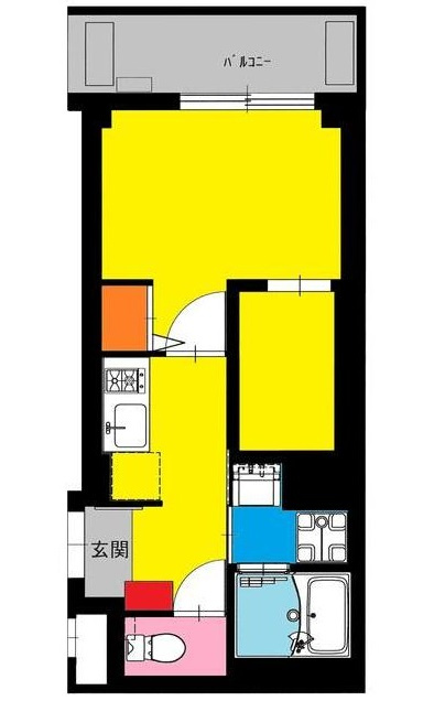 墨田区吾妻橋１丁目の賃貸マンションの間取り
