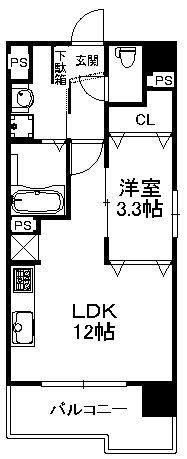 【間取り】 | レジディア博多東