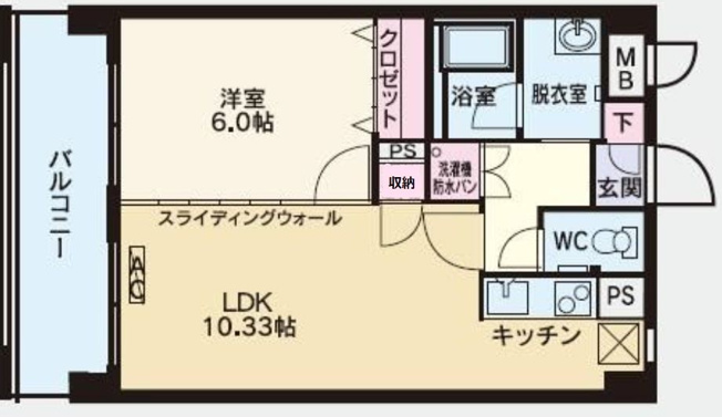 【間取り】 | グランシャリオ住吉