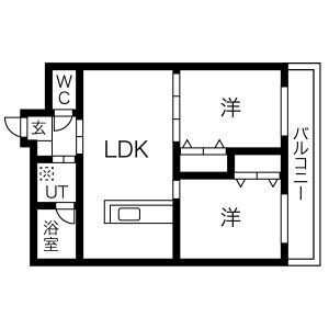 【間取り】 | リーベ高宮3丁目