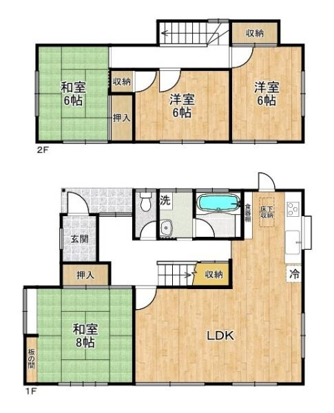 北葛城郡河合町高塚台２丁目　一戸建