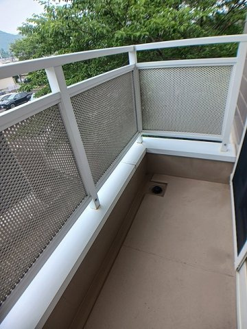 シーズコートのバルコニー