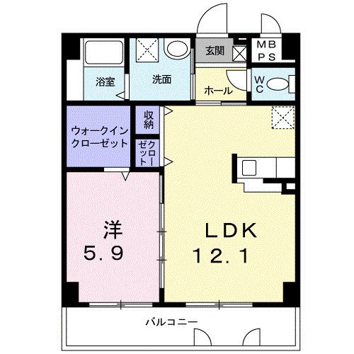 アーバン　フレンドリーの間取り