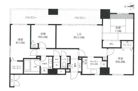 【間取り】 | コスモ所沢グランステージ