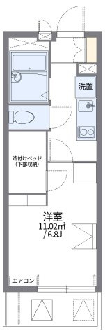 レオパレス亀島の間取り
