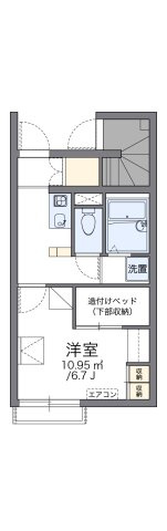 レオパレス辻ガ花の間取り