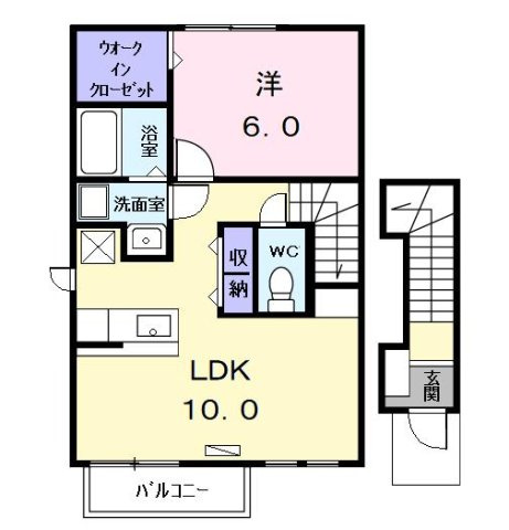 シャローム岩塚の間取り