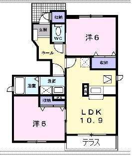 ヴィラ新城Ａの間取り