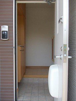 プラチナプラザの玄関