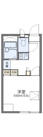 レオパレスＭｅの間取り