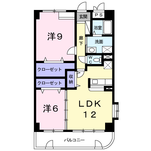 ソレイユドールの間取り