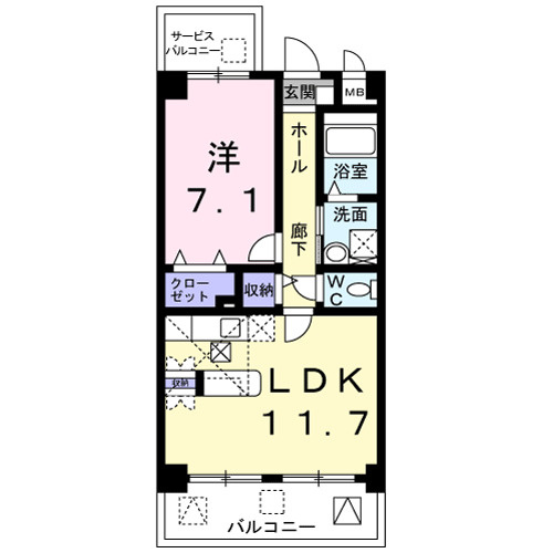 サン・アルバーダの間取り