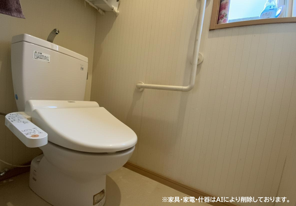 塩屋北町1丁目 中古戸建のトイレ|1階 トイレ　※既存家具はAIで削除しております。