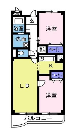 エクセルシァ　ＪＭの間取り