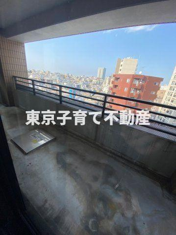 本駒込Kマンションのバルコニー