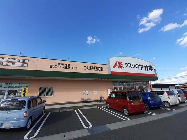 ブランピエールの周辺|クスリのアオキつくばみどりの店まで1400m