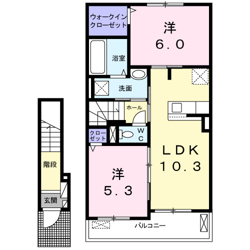 サニーサイドⅡの間取り