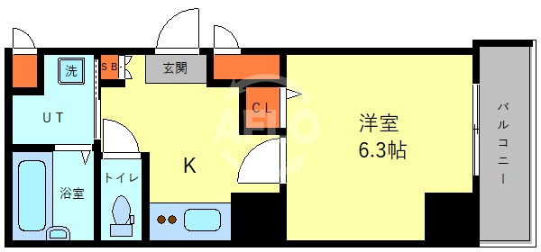 U-ro玉造の間取り|U-ro玉造　間取り