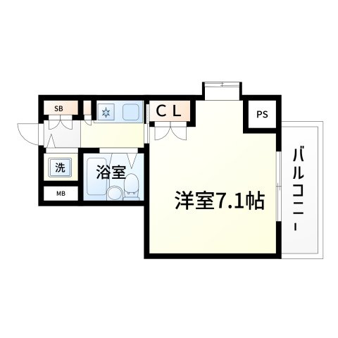 アルテハイム天王寺の間取り