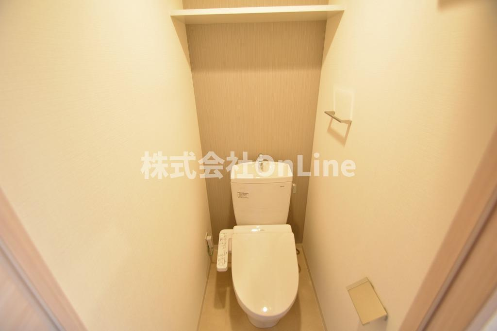 東大阪市足代新町の賃貸マンションのトイレ