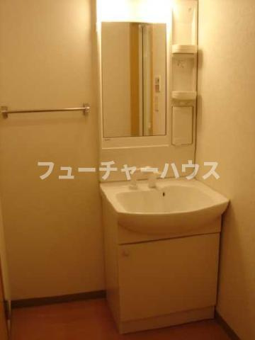 グリーンビューハイムの洗面所|洗髪洗面化粧台