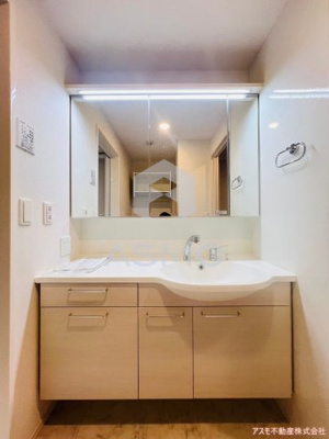 【洗面所】 | ル・コフレ深江橋 | 同マンション別部屋　参考写真