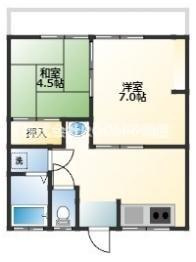 秋花ハイツの間取り