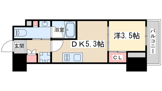 【間取り】 | ザ・パークハビオ同心プレイス