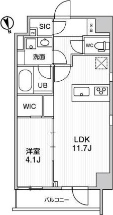 ALTERNA浅草の間取り
