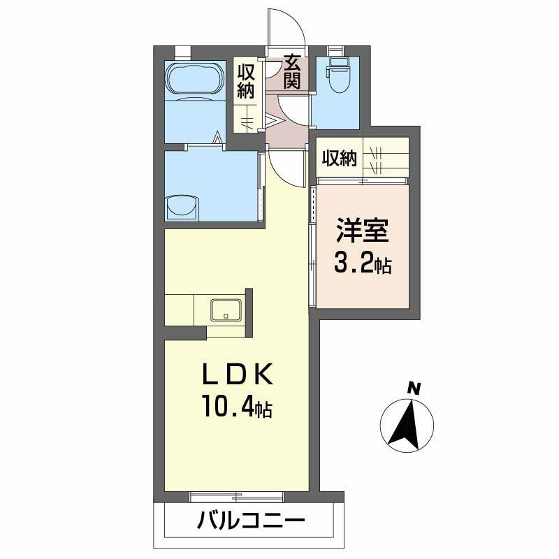 シャーメゾンＳＫ Ａ棟の間取り