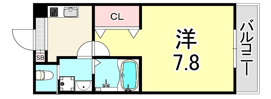 ジーメゾン大物の間取り
