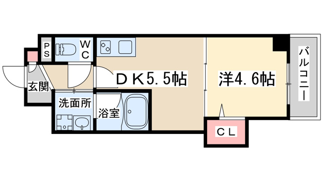 【間取り】 | ヴィハーラ北天満