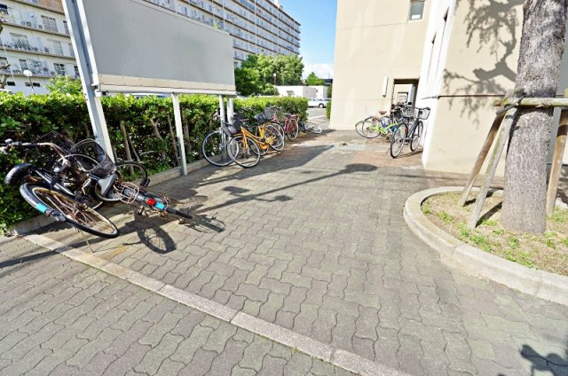 新北野第一コーポ　Ｂ棟の駐輪場