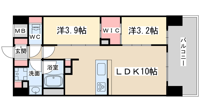 【間取り】 | ソルレヴェンテ新梅田