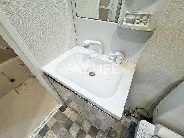 アービングNEO平野駅前の洗面所