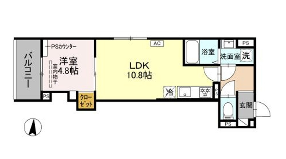 GRAMM丹波口の間取り