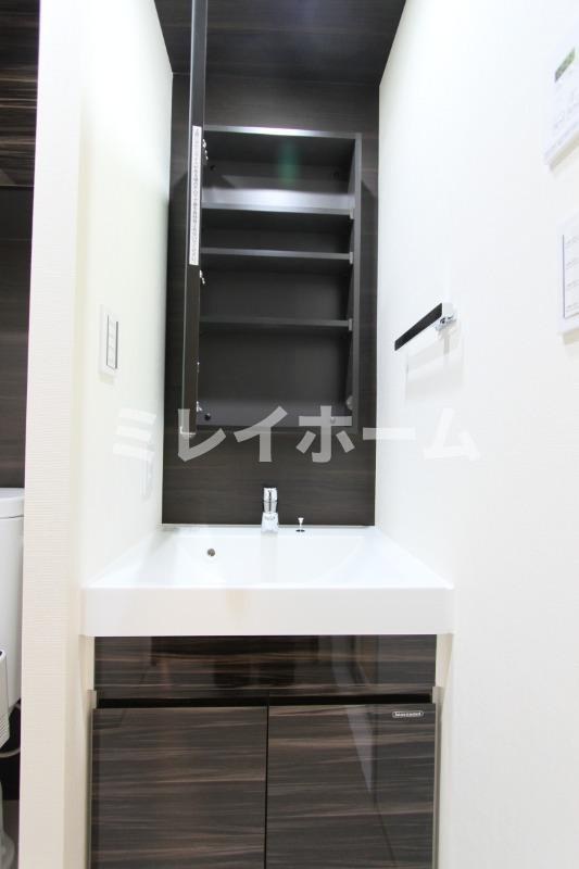 リアライズ蒲田の独立洗面台|同建物内、別のお部屋の参考写真になります。