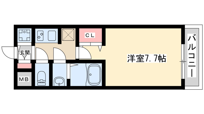 【間取り】 | エスレジデンス三国ウエスト