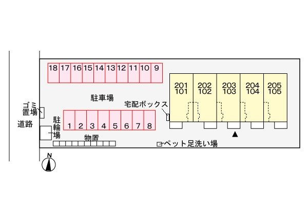 ミルキーウェイの駐車場